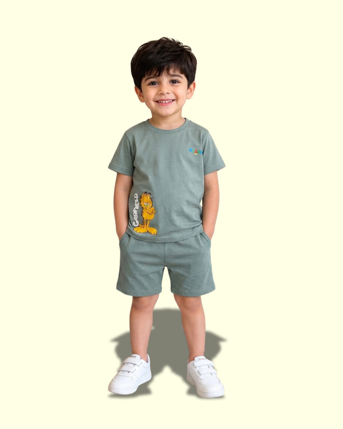 Printed T-Shirt & Short