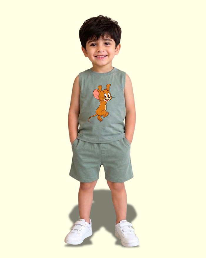 Printed T-Shirt & Short