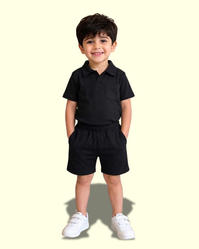 Black Popcorn Set