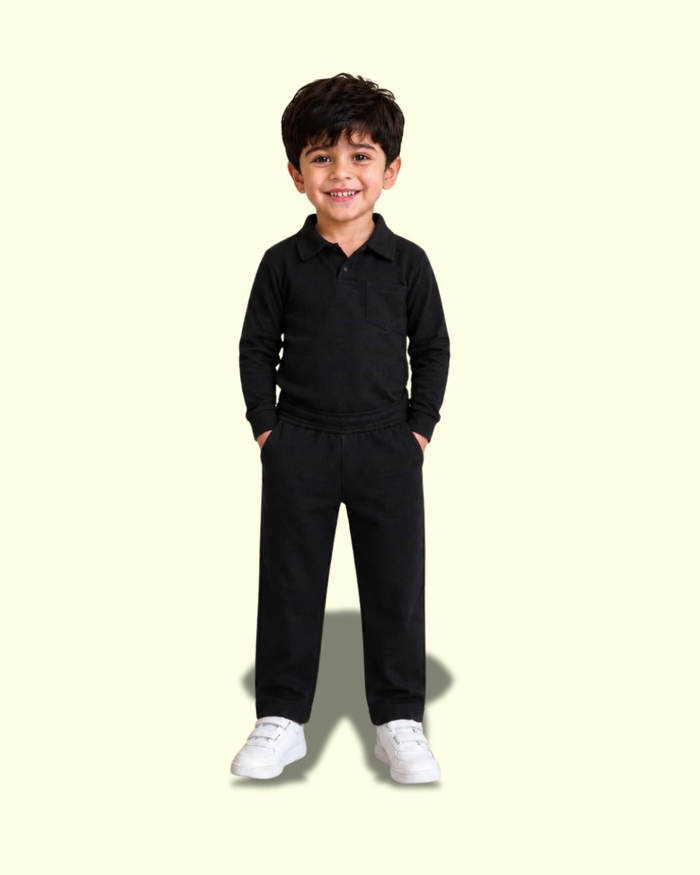 V Shape Black Popcorn Full Set